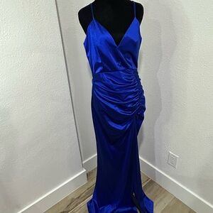 Honey and Rosie Royal Blue Maxi Dress